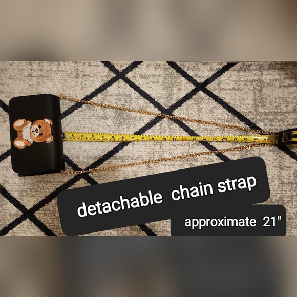 MoschinoMoschino Teddy Bear Mini Chain crossbody/Clutch Bag - Picture 14 of 14
